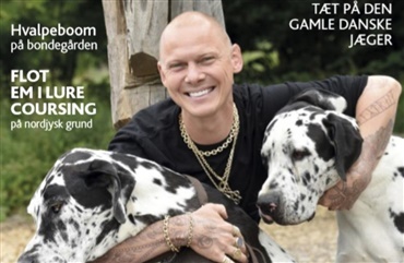 HUNDEN rammer postkassen