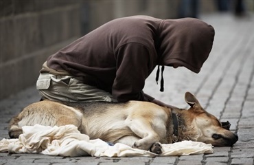Efterlysning af foder til hjemløses hunde gav pote