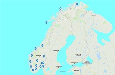 OVERBLIK: Her har sygdommen ramt i Norge