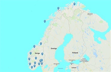 OVERBLIK: Her har sygdommen ramt i Norge
