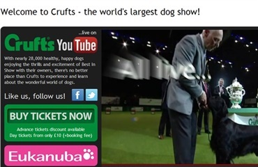 Live-streaming fra Crufts