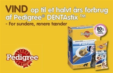 Vinderne af Pedigree Pal's DENTAstix konkurrence er fundet.