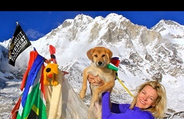 Første hund på Mount Everest