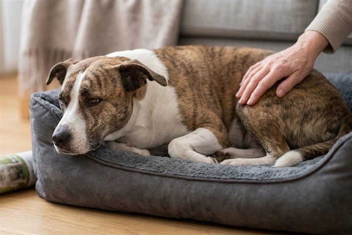 Tegn p&aring; smerter hos hund