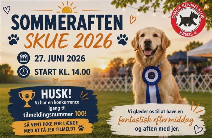 Sommerstemning i udstillingsringen