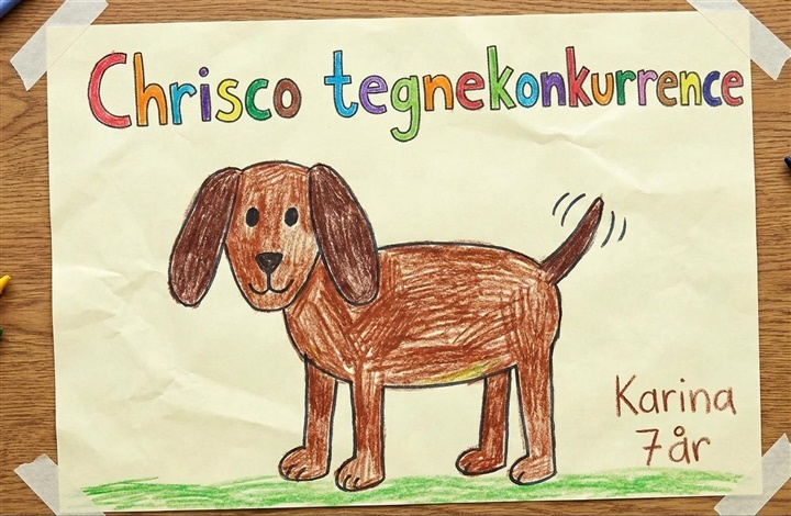 Chrisco tegnekonkurrence for alle b&oslash;rn